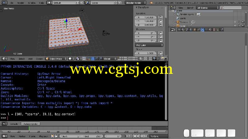Blender脚本编程技术训练视频教程的图片3