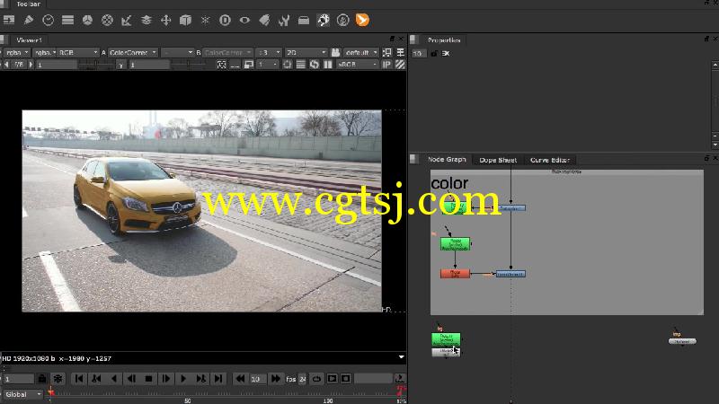 NUKE真实汽车特效合成视频教程的图片1