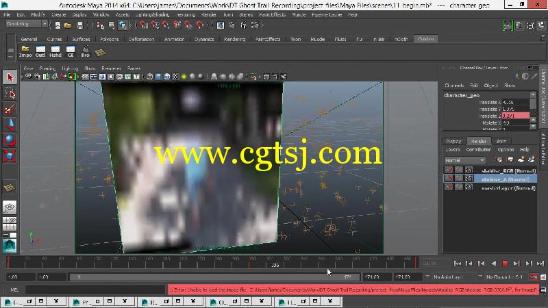 AE与Maya三维时间隧道特效技术视频教程的图片3