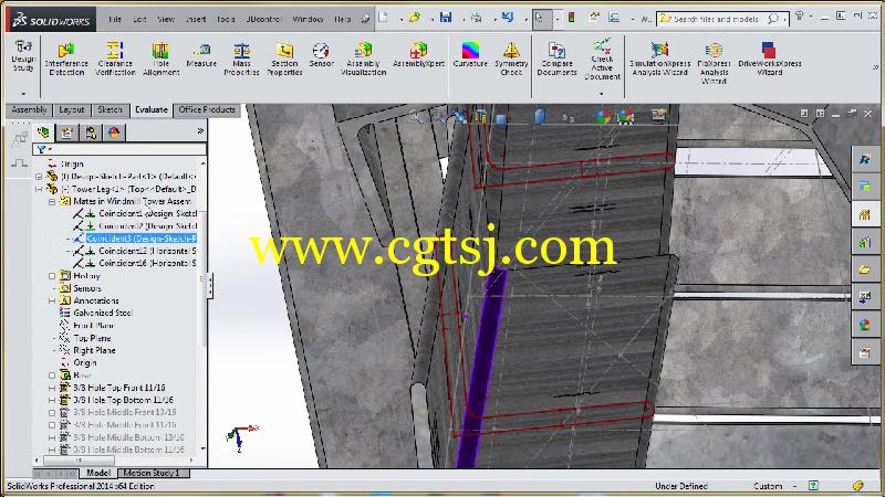 Solidworks风车塔设计训练视频教程的图片5