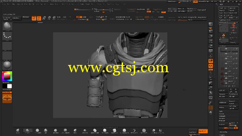 ZBrush科幻角色设计大师班训练视频教程的图片6