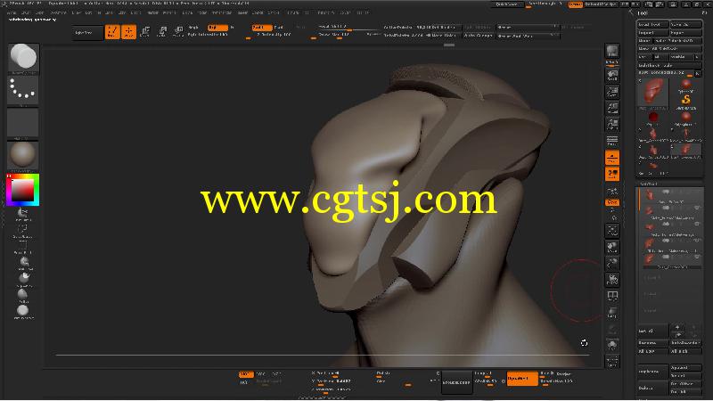 Zbrush游戏电影角色雕刻艺术训练视频教程的图片8