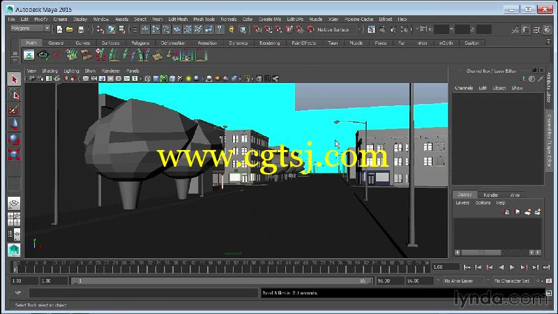 Maya城市场景制作训练视频教程的图片5