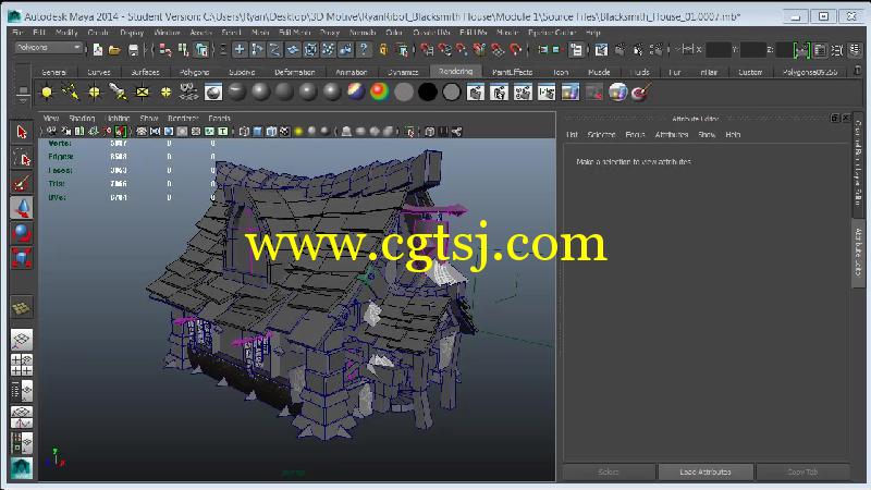 Maya与PS超强房屋建模材质制作视频教程第三季的图片6