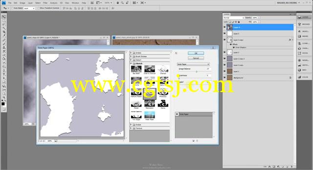 Photoshop利用滤镜制作纹理视频教程的图片3