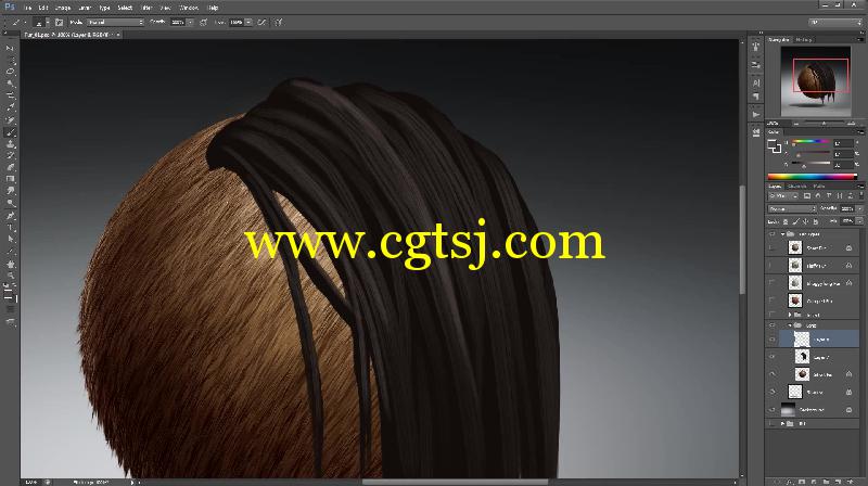 Photoshop毛发绘制技巧视频教程的图片6