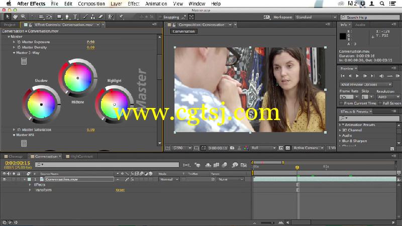 AE中ColorSuite红巨星调色插件视频教程的图片1