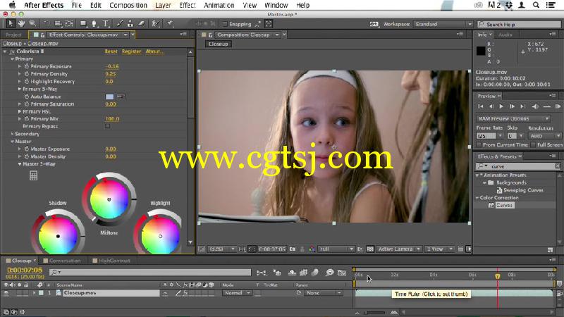 AE中ColorSuite红巨星调色插件视频教程的图片2