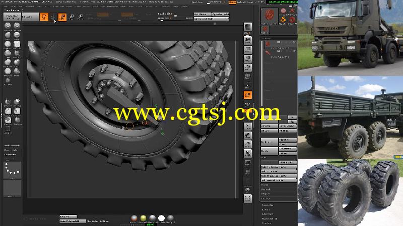 Zbrush擎天柱卡车制作视频教程第一季的图片4