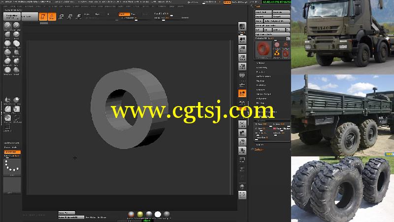 Zbrush擎天柱卡车制作视频教程第一季的图片5