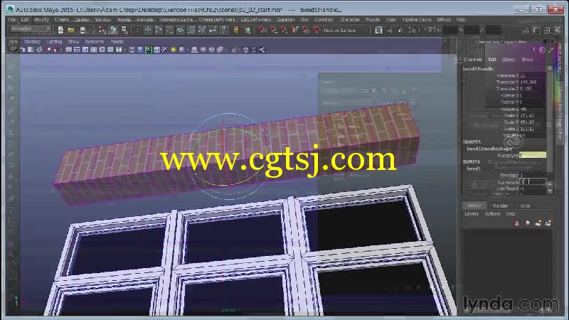 三维砖瓦纹理贴图制作训练视频教程的图片3