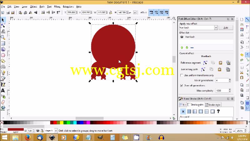 Inkscape矢量编辑综合技巧视频教程的图片1