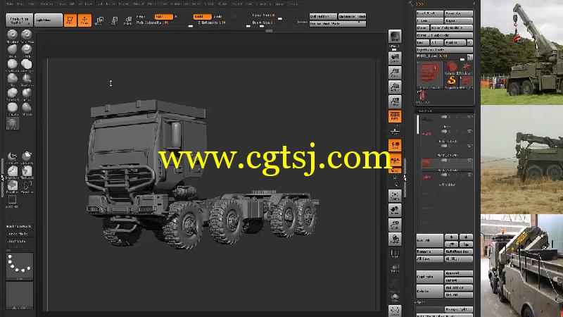 Zbrush擎天柱卡车制作视频教程第二季的图片1