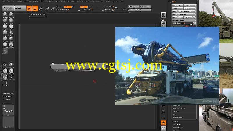 Zbrush擎天柱卡车制作视频教程第二季的图片3