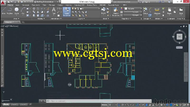 AutoCAD建筑三维建模制作视频教程的图片1