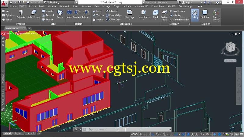 AutoCAD建筑三维建模制作视频教程的图片2