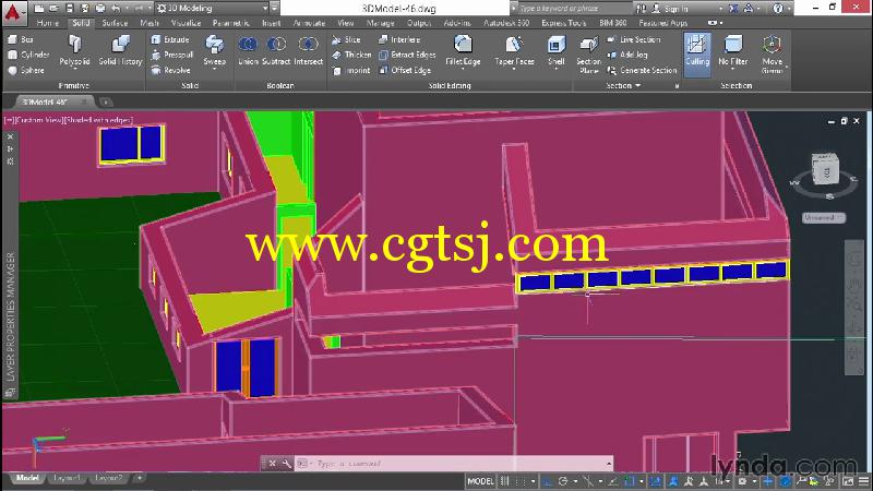 AutoCAD建筑三维建模制作视频教程的图片3