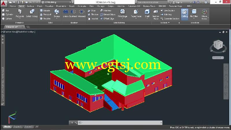 AutoCAD建筑三维建模制作视频教程的图片4