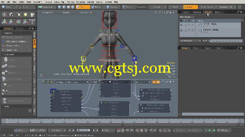 MODO 801角色制作基础入门训练视频教程的图片4