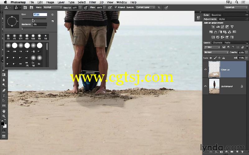 Photoshop人物肖像前景与背景修饰技巧视频教程的图片1