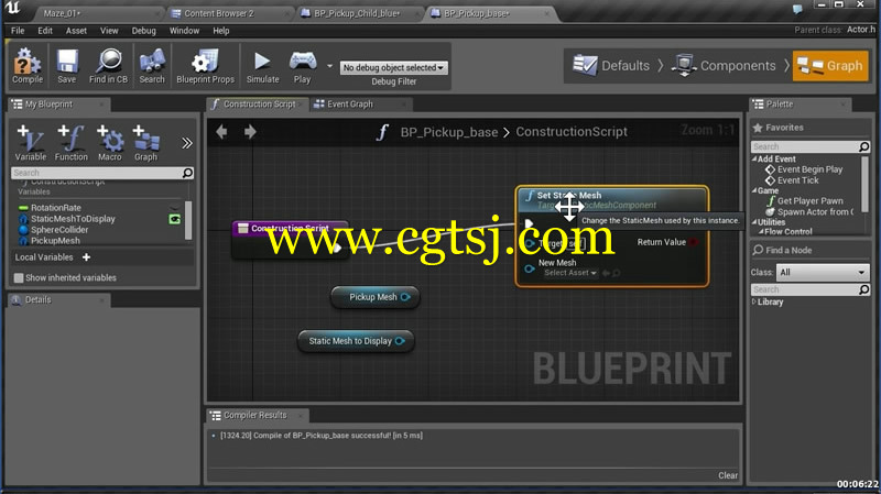 Unreal Engine中Blueprint游戏系统技巧视频教程的图片2
