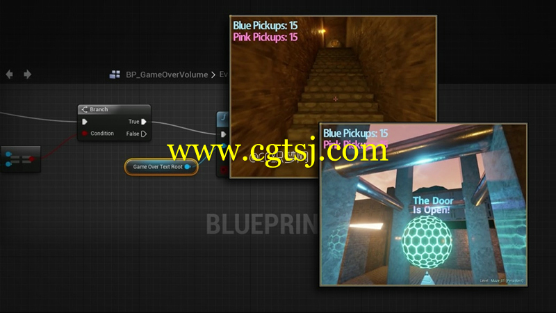 Unreal Engine中Blueprint游戏系统技巧视频教程的图片3