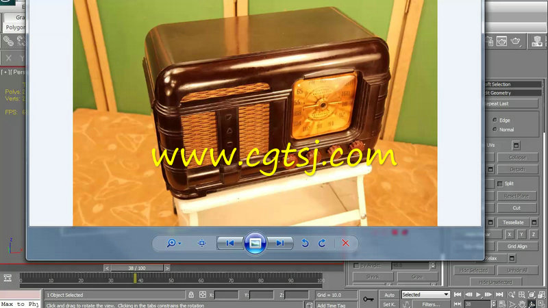 3dsMax收音机建模技术训练视频教程第五季的图片4