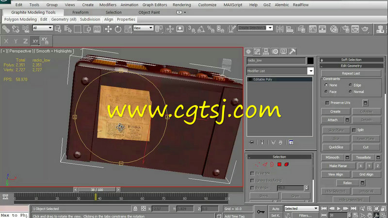 3dsMax收音机建模技术训练视频教程第五季的图片6