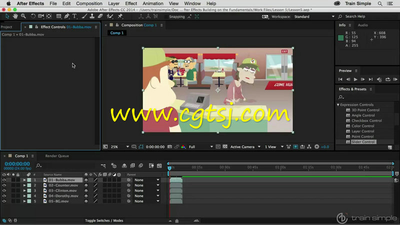 AE三维动画技术训练视频教程的图片3