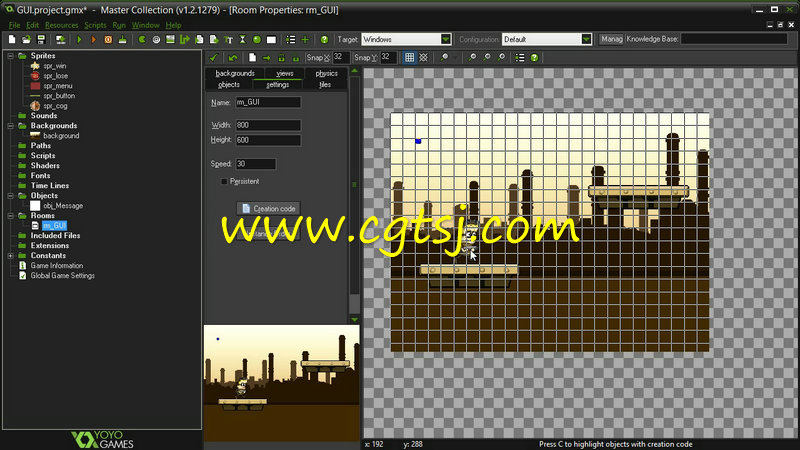Gamemaker Studio图形化制作视频教程的图片1