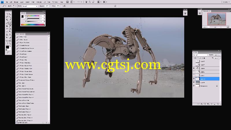 超强科幻机械数字绘画艺术训练视频教程的图片1