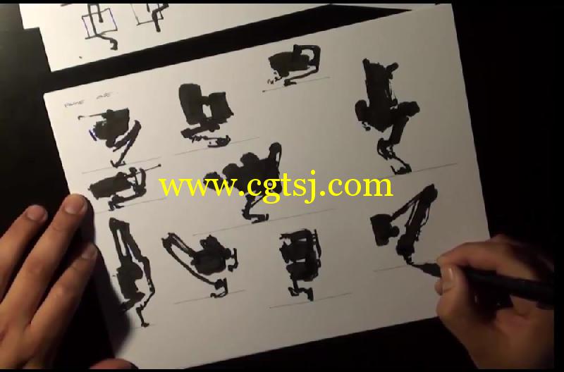 超强科幻机械数字绘画艺术训练视频教程的图片6