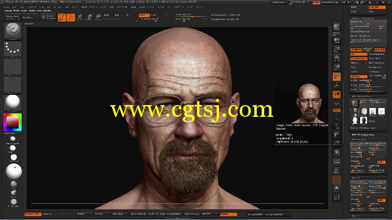 Zbrush经典人物角色雕刻艺术训练视频教程的图片2