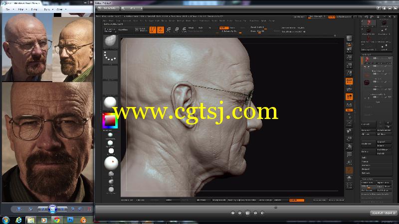 Zbrush经典人物角色雕刻艺术训练视频教程的图片4