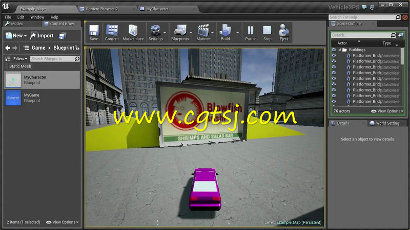 Unreal Engine经典赛车游戏制作训练视频教程的图片1