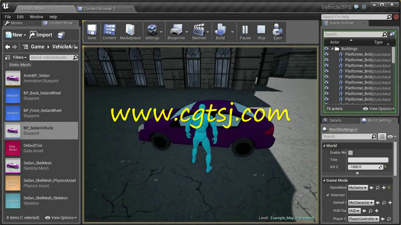 Unreal Engine经典赛车游戏制作训练视频教程的图片2