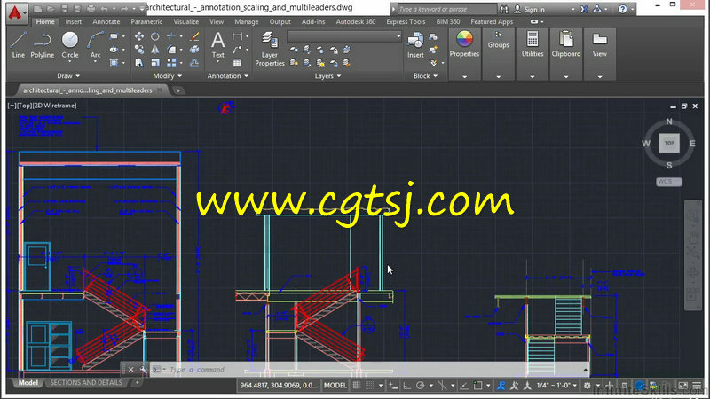 AutoCAD LT 2015快速入门训练视频教程的图片3