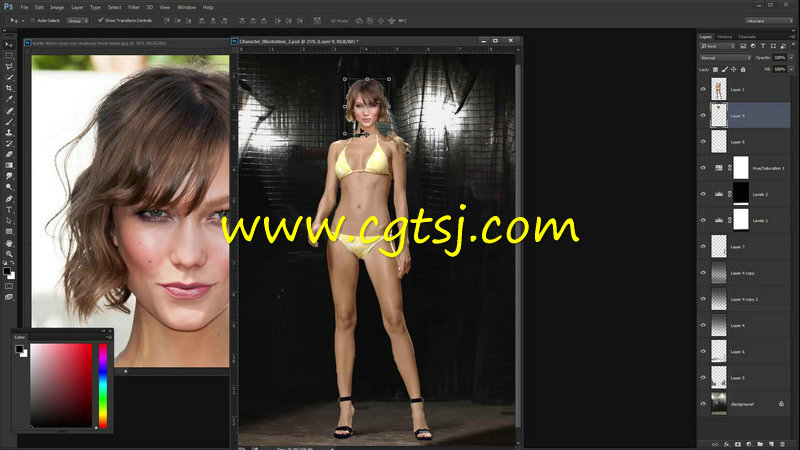 Photoshop影视级角色数字艺术绘画视频教程的图片2