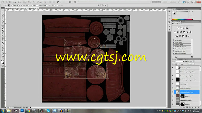 Maya游戏消防栓建模制作视频教程的图片2