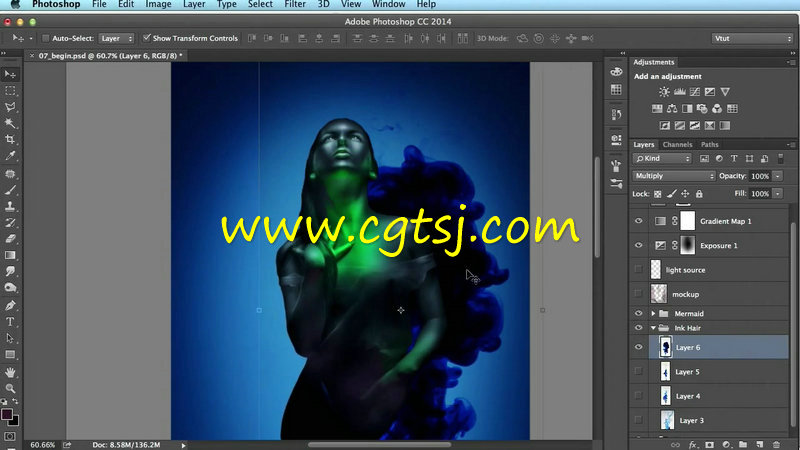 Photoshop唯美女性数字艺术绘画训练视频教程的图片2