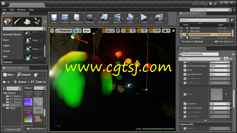 Unreal Engine虚幻游戏引擎后期特效处理技术视频教程的图片2