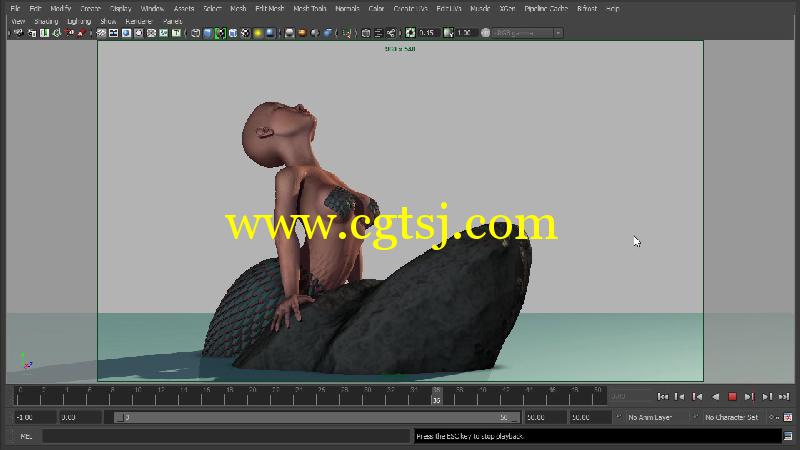 Maya美人鱼特效动画制作训练视频教程的图片1