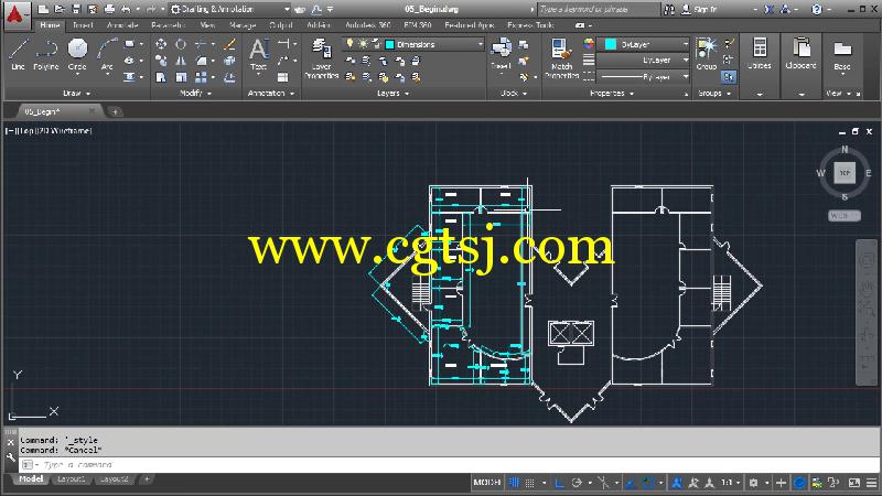 AutoCAD建筑图纸注释技巧视频教程的图片3