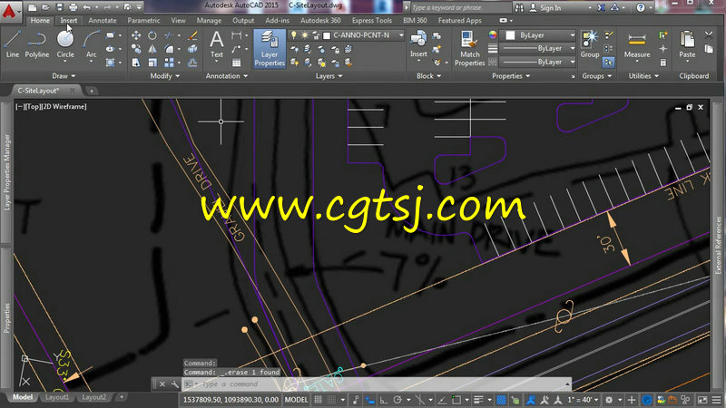 AutoCAD二维绘图工具制作土木图纸训练视频教程的图片2