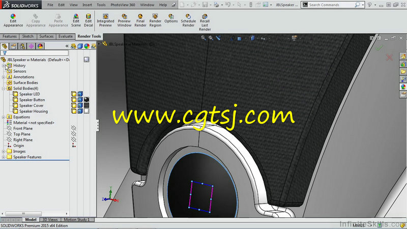 SolidWorks 2015渲染可视化训练视频教程的图片2