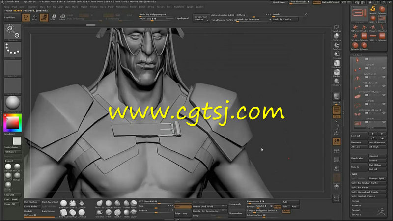 ZBrush远古战士角色雕刻设计视频教程的图片2