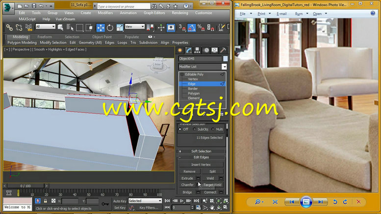 3dsMax室内设计效果图制作视频教程的图片1