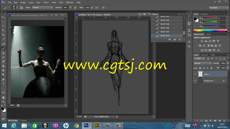 暗黑女王数字手绘艺术视频教程的图片2