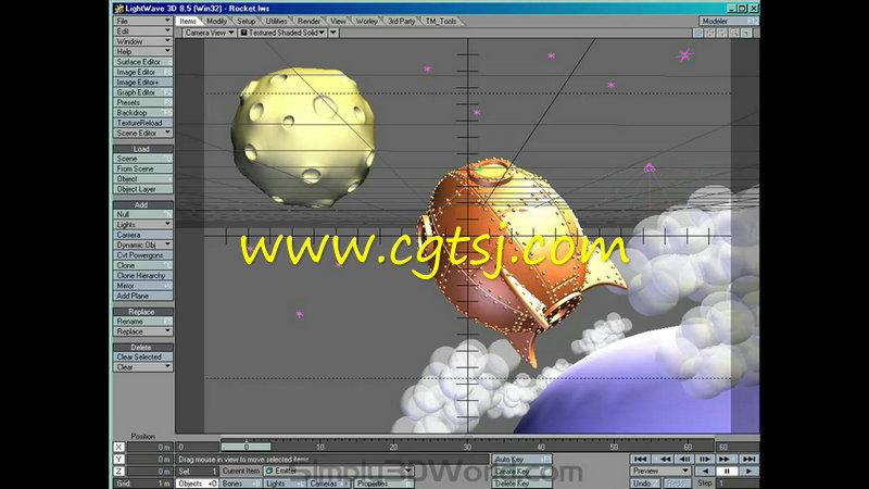 LightWave卡通宇宙飞船制作视频教程的图片3