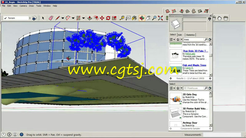 SketchUp与GoogleEarth三维城市可视化制作视频教程的图片2